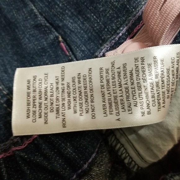 (12) Levi's Denim Skinny Youth Girl's Farmhouse Western Country Rodeo Jeans Wow - Picture 5 of 7